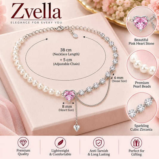 Double Layer Pearl Necklace for Women