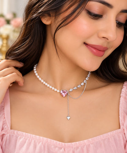 Double Layer Pearl Necklace for Women