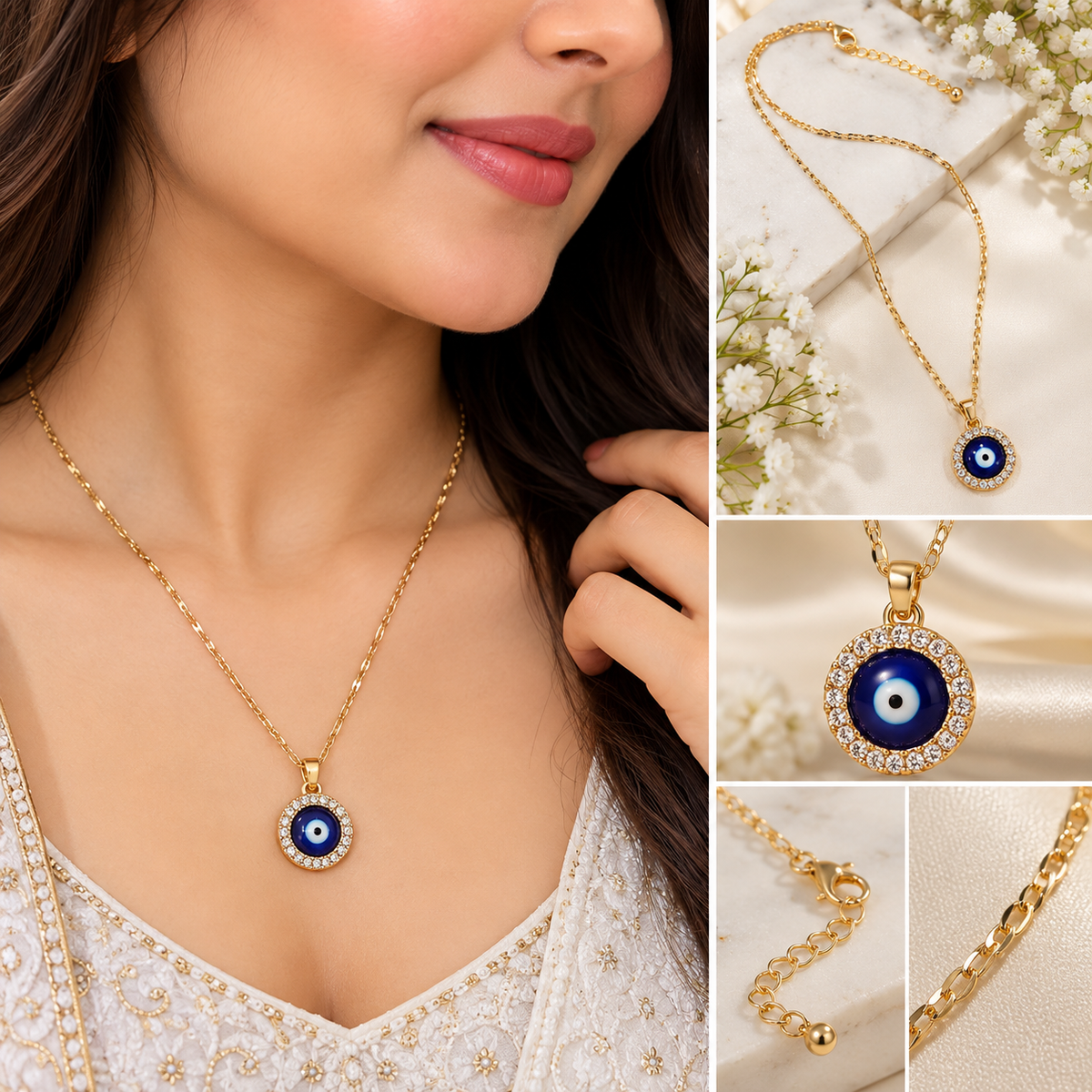 EVIL EYE PENDANT NECKLACE